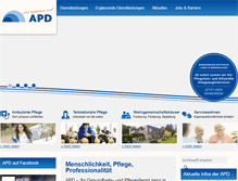 Tablet Screenshot of apd.de