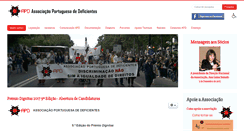 Desktop Screenshot of apd.org.pt