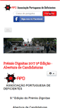 Mobile Screenshot of apd.org.pt