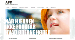 Desktop Screenshot of apd.dk