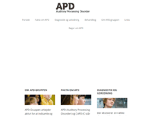 Tablet Screenshot of apd.dk