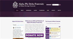 Desktop Screenshot of apd.org